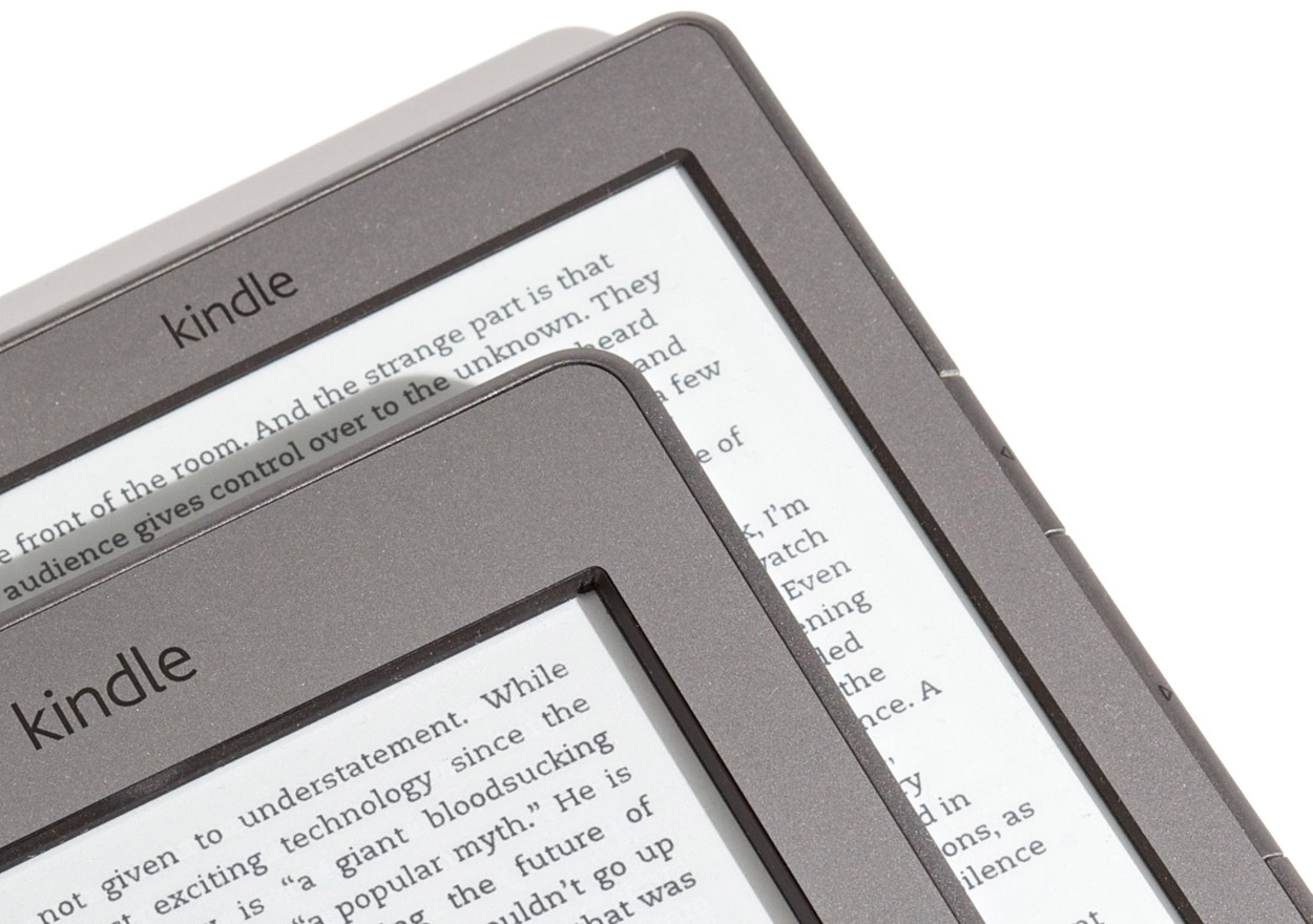 Kindle Touch compared to Nook Simple Touch, Kobo Touch, and Kindle