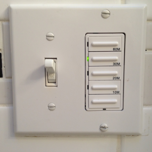 Bathroom Light Switch With Fan Timer Rispa