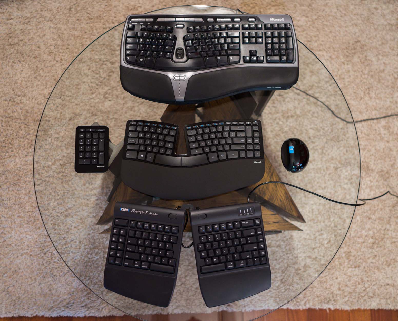 small ergo keyboard for mac pro