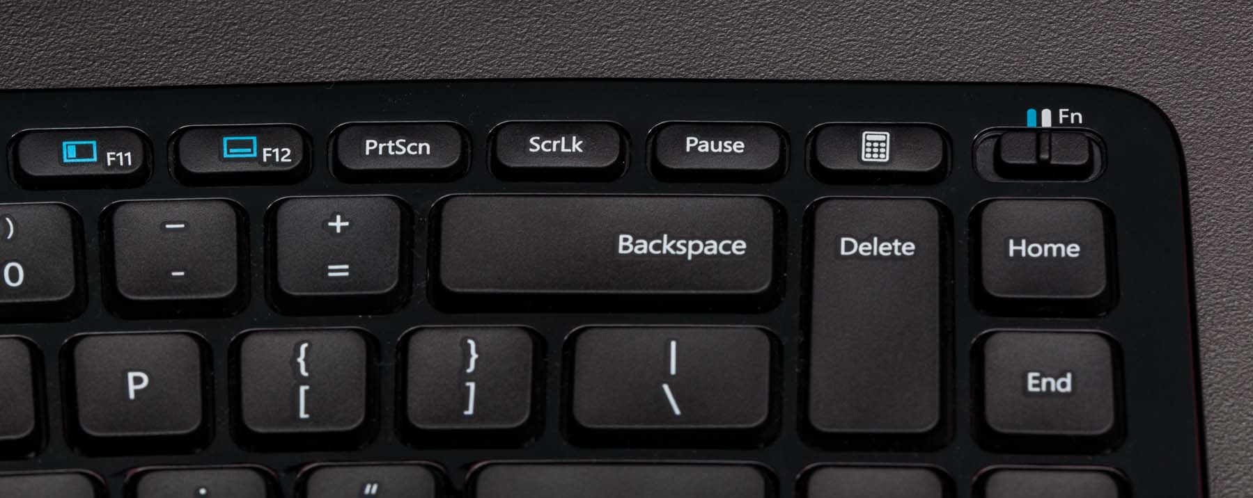 where is fn key on microsoft ergonomic keyboard