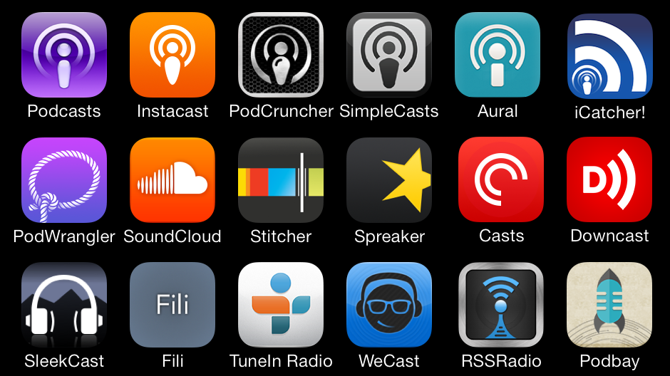 itunes podcast symbols